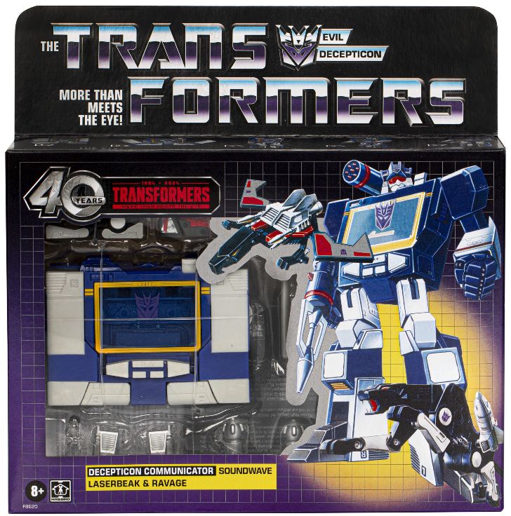 13枚組 RAAVO BERGLUND 40th Anniversary G1 Retro Blaster & Steeljaw, Soundwave